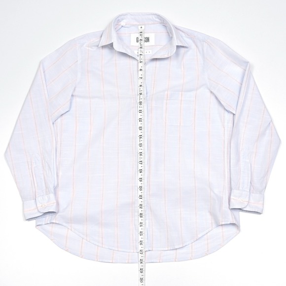 Grayson‎ Shirt Womens 02 Pastel Striped The Hero Prep Blouse By Frank & Eileen - Picture 3 of 8